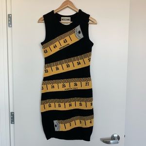 Moschino Ruler Sweater Dress